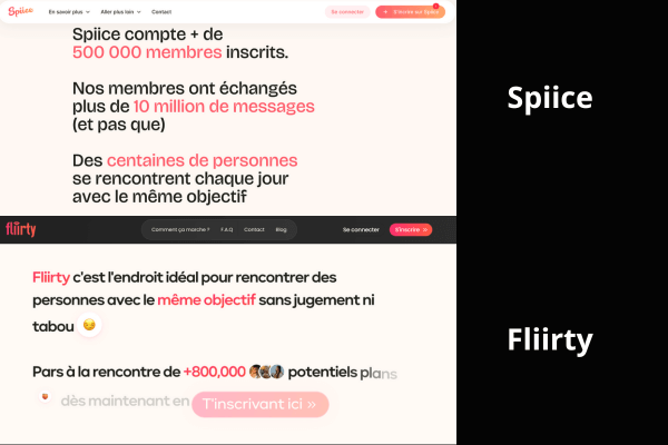 site internet de fliirty et spiice